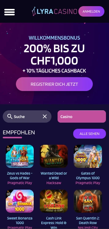 lyra casino willkommensbonus