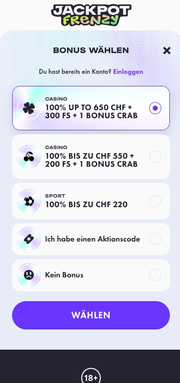 jackpotfrenzy casino bonus