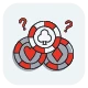 casino chips question icon