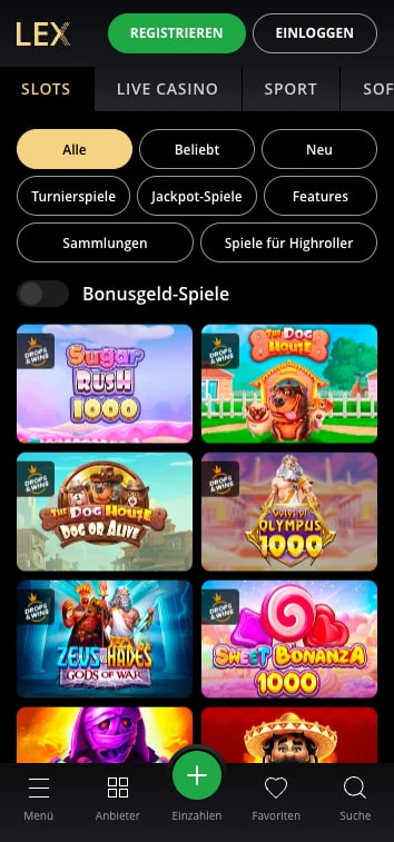 lex casino spiele