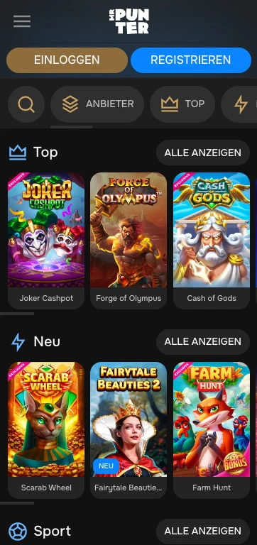 mrpunter casino spiele