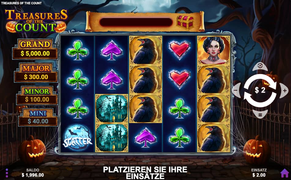 treasures-of-the-count-slot-vorschau