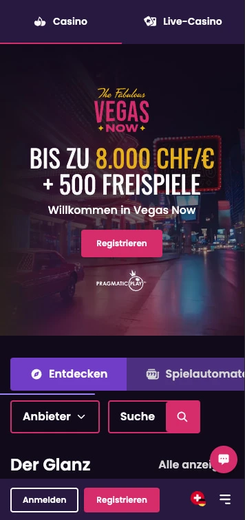 vegas now casino bonus