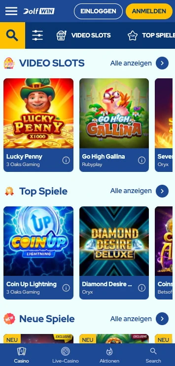 dolfwin casino spiele