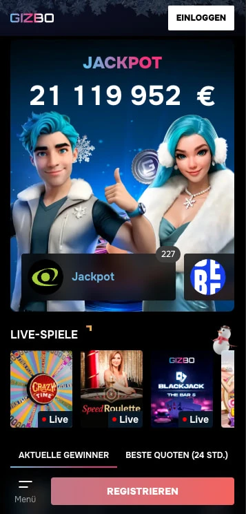 gizbo casino spiele